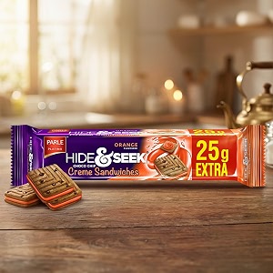 parle platina hide amp seek crme sandwich orange 125 gram 100g25 extra