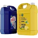 Combo of ShineBrite Toilet Cleaner 5 Liter + Deep Clean Floor Cleaner 5 liter Ultra Strong Toilet Cleaner Liquid (Toilet Cleaner 5L + Lemon Phenyl 5L)