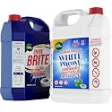 Parle Ropvatika Combo of ShineBrite Toilet Cleaner 5 Liter + White Phenyl 5 liter