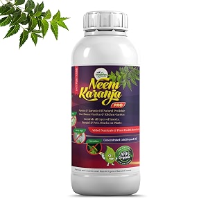 pure cold pressed water-soluble neem oil for spray on plants and garden 250ml