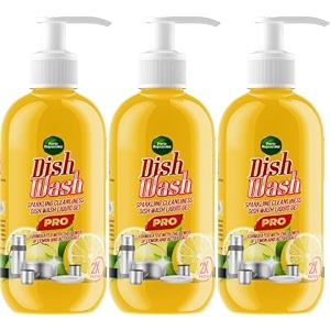 diy dishwash liquid gel maker 500gm makes 10 liter dishwash lemon with lemon fragrance leaves no residue grease cleaner for all utensils diy 10 liter in 500gm