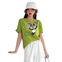 Parona Polyester Casual Round Neck Printed T-Shirt