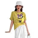 Parona Polyester Casual Round Neck Printed T-Shirt