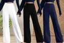 Parona Regular Fit Women White Black Dark