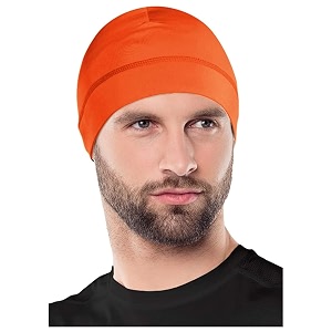 paropkar skull cap helmet liner cap for men - motorcycle cycling football head beanie amp hard hat liner - sweat wicking cap