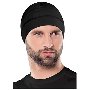 paropkar skull cap helmet liner cap for men - motorcycle cycling football head beanie amp hard hat liner - sweat wicking cap