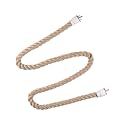 Parrot Climbing Rope Bird Perch Stand Hanging Birds Supplies Bird Rope Perches for Cockatiels Budgie Parakeet Primary Color, S
