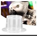 Parrot Collar, Bird Recovery Collar Bird Elizabethan Collar Recovery Wound Healing Protective Neck Cover Anti-Bite Neck Collar (M Outer Diameter 7.2 Inner Diameter 3.5) Gray Parrot ; Amazon;
