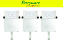 Parryware linea plain Concealed Cistern with Flush Plate|Dual Flush 6L/3L set of 3 pic 377 Dual Flush Tank (White 10 L)