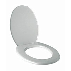 parryware plastic round seat cover for toilet standard size white