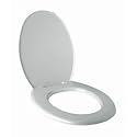 Parryware Plastic Round Seat Cover For Toilet (Standard Size, White)