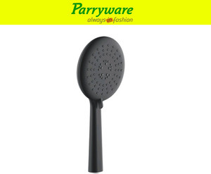 parryware solid black hand shower 3 modes with hose and hook set of 1 pic 017 handheld
