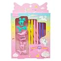 PARTEET Giftset with 6 Pencils, 1 Unicorn Metal Pencil Box, 1 Sharpener, 1 Unicorn (Pink)