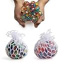 Parteet SquishyStress Ball for Pressure Relieve/Anti-Stress Anti Anxiety (Pack of 2) Blue