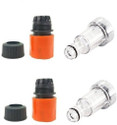 PARTHVI High Pressure Washer Water Filter Connection Accessory 3/4 Inlet Nozzle with Quick Connector (Multicolor, Pack of 2) Pressure Washer