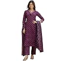 PARTHVIWomen39s Pure Cotton Printed with Handwork Kurta