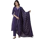 PARTHVIWomen39s Pure Cotton Printed with Handwork Kurta