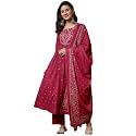 PARTHVI Womens 100 Pure Cotton Anarkali Kurta