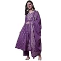 PARTHVI Womens 100 Pure Cotton Anarkali Kurta