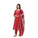 PARTHVIWomen39s Pure Cotton Printed with Handwork Kurta
