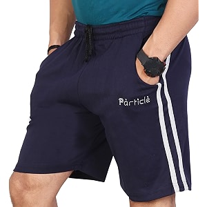 Particle Mens Plus Size Cotton Bermuda Shorts