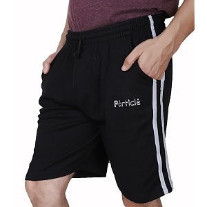 Particle Mens Plus Size Cotton Bermuda Shorts