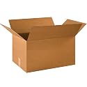 PARTNERS BRAND 21x14x10 Corrugated Boxes, Medium, 21L x 14W x 10H, Pack of 20 | Shipping, Packaging, Moving, Storage Box for Home or Business, Strong Wholesale Bulk Boxes