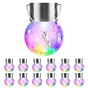 PARTPHONER 12 Pack Hanging Solar Lights Outdoor