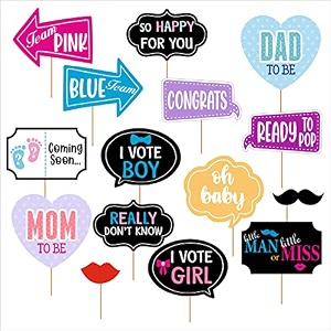 baby shower sticks props for photoshoot  mom dad to be cute props  mom dad to be cute ribbon combo pack props for baby shower