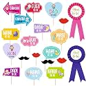 Baby Shower Sticks Props for Photoshoot | Mom Dad to be Cute Props | Mom Dad to be Cute Ribbon Combo Pack (Baby Shower)