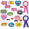 Baby Shower Sticks Props for Photoshoot | Mom Dad to be Cute Props | Mom Dad to be Cute Ribbon Combo Pack (Baby Shower Props)