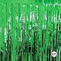 Party Baazaar Green Foil Curtains for Birthday Decoration | Birthday Foil Curtain | Foil Fringe Curtain for Birthday, Anniversary, Retirement, Baby Shower Decoration (Pack of 4, Size: 6x3 Feet)