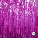 Pink Foil Curtains for Birthday Decoration | Birthday Foil Curtain | Foil Fringe Curtain for Birthday, Anniversary, Retirement, Baby Shower Decoration (Pack of 2, Size: 6x3 Feet)