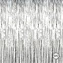 Silver Foil Curtains for Birthday Decoration | Birthday Foil Curtain | Foil Fringe Curtain for Birthday, Anniversary, Retirement, Baby Shower Decoration (Pack of 3, Size: 6x3 Feet)