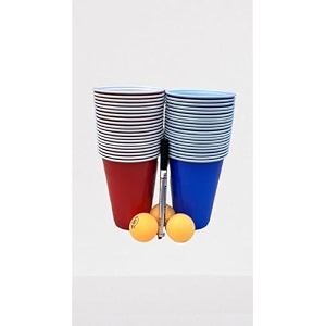 party box 44 piece combo of 20 red 20 blue 3 ping pong balls and 1 marker