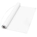 Party Essentials Plastic Disposable Aisle Runner for Wedding Ceremony Events Indoor and Outdoor on Floor Tile Grass Carpet, 125 x 3 Feet, White