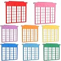 party greeting 8 Pack Rainbow Hanging File Folder Dividers for Cabinets