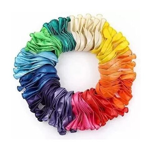 party midlinkerz solid 100pcs metallic balloons for birthday  anniversarywedding party decoration balloon