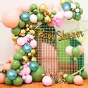 Party Propz Baby Shower Decoration Items - 43Pcs Baby Shower Decorations | Mom To Be Decoration Set | Maternity Decoration Items | BabyShower Balloons Combo for Celebration