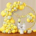 Party Propz Rubber Baby Shower Decoration Set - 58Pcs Mom To Be Props for Photoshoot, Maternity Shoot Accessories, Balloons, Multicolor