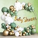Party Propz Baby Shower Decoration Items Set - 53 Pcs Baby Shower Decorations Kit | Mom To Be Decoration Items | Oh Baby Decoration Itemss | Balloons For BabyShower Party Decoration Pack