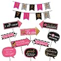 Party Propz ™ Bachelorette Party Photo Booth Props/Bachelorette Party Supplies/Miss to Mrs Banner Photo Booth/Bride to Be Party Decoration