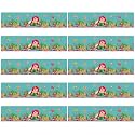 Party Propz Mermaid Theme Party Favours Pack - 10Pcs, Mermaid Wrist Bands | Return Gifts For Kids | Hand Band for Kids | Wrist Band For Kids | Butterfly Theme Return Gifts for Kids