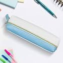 Party Propz Pen Pencil Pouch for Girls (Blue) - 1 Pc, Pencil Pouch for Kids | Pouches for Stationary | Pouch for Student | School Pouch for Boys | Cute Pouches for Girls