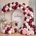Party Propz Pink amp White and Maroon