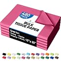 Party Solids Hot Pink Tissue Paper for Gift Bags 15" X 20" 480 Sheets