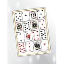 PartyStuff Playing Cards Theme Tambola Housie Tickets - Joker Vertical Images Big Random (36 Cards)