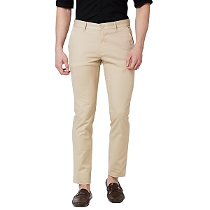 Parx Mens Cotton Blend Solid Pattern Low