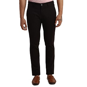 Parx Mens Cotton Blend Solid Pattern Low