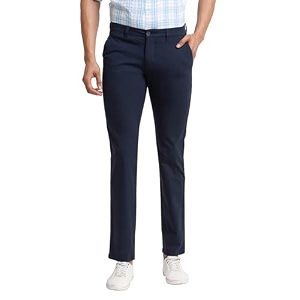 Parx Mens Cotton Blend Solid Pattern Low